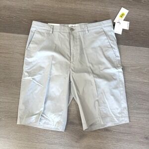 NWT Calvin Klein Grey 10" Flat Front Dressy Shorts Men's Size 32
